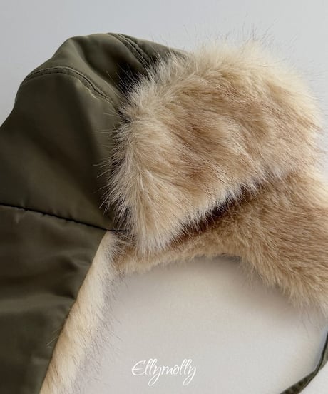 【ellymolly】Eskimo Fur Ear Flap Padding
