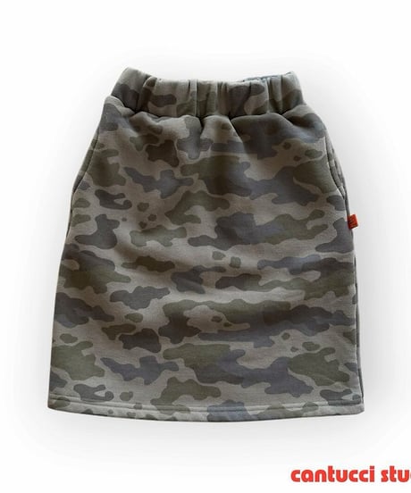 【cantuccistudio】Camo Long Skirt