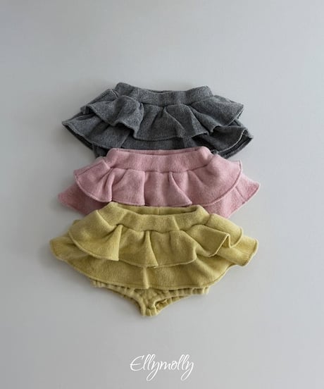 【ellymolly】Mongly Tiered Skirt