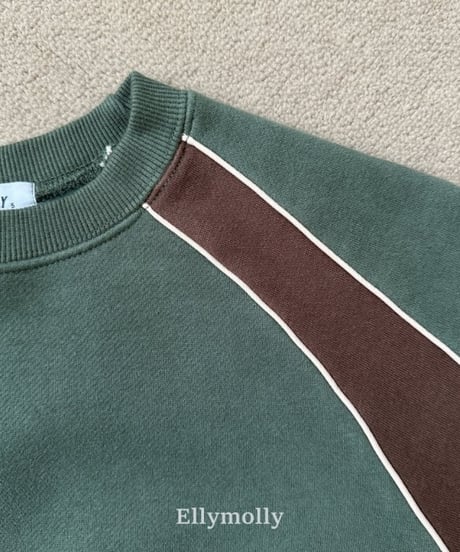 【ellymolly】Triple Line Sweatshirt