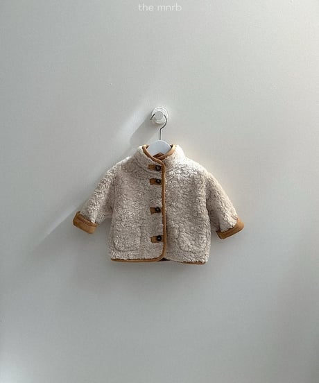 【minirobe】Reversible suede jacket