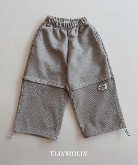 【ellymolly】Mix-blur-pants