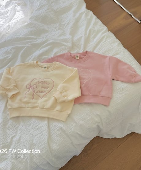【ninibello】Lovely Crop Sweatshirt