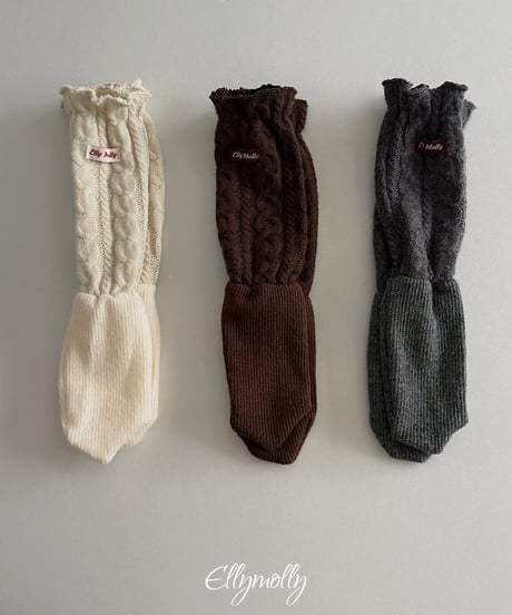 【ellymolly】Twist Wool Socks