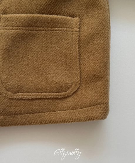 【ellymolly】Soft Wool Coat