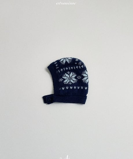 【atomeme】Marron Snowflake Hat