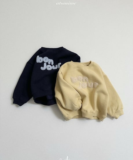 【atomeme】Bonjour Sweatshirt
