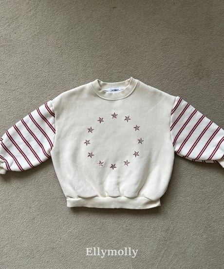 【ellymolly】Star Circle Sweatshirt