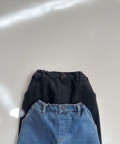【minirobe】Dart denim pants