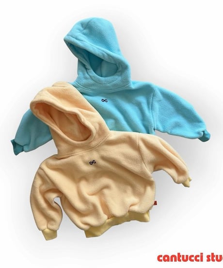 【cantuccistudio】Neck Fleece Sweatshirt
