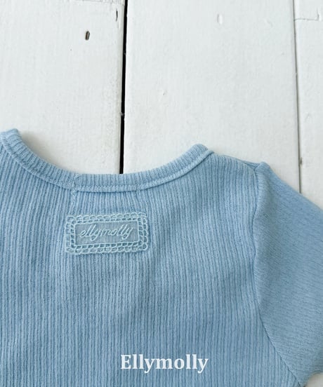 【ellymolly】Shirring Opening Point T