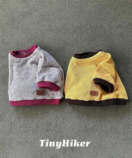 【tiny hiker】Yuki Layered Knit Top