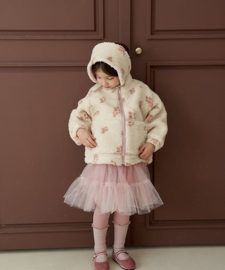 【momoann】Monet Fleece Zip Up