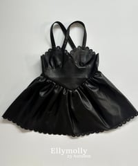 【ellymolly】Pin-Up Leather Dress