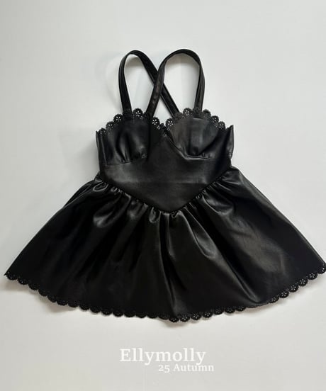 【ellymolly】Pin-Up Leather Dress