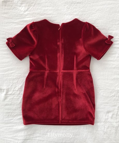 【ellymolly】Ribbon Puffed Dress