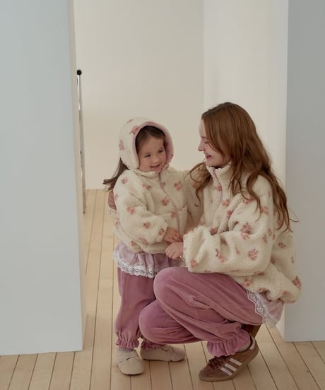 【momoann】Monet Fleece Zip Up