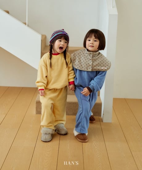【hans】Terry Fleece Sweatshirt