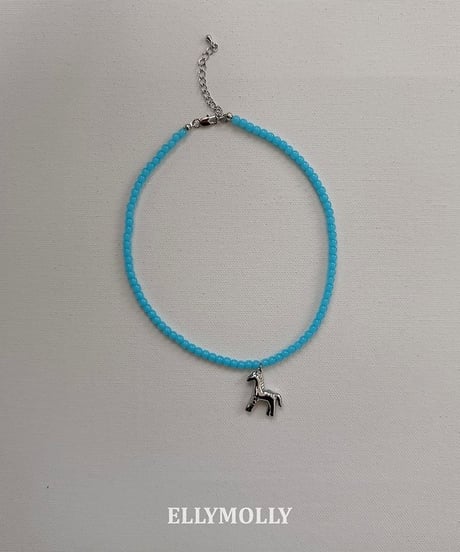 【ellymolly】Horse Bead Necklace