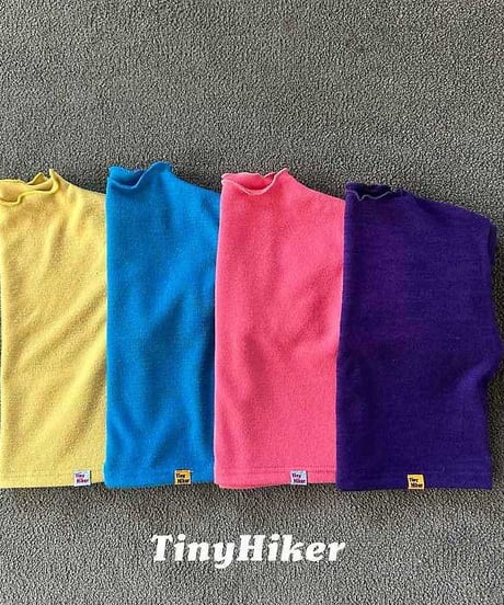 【tiny hiker】Color Pop Lettuce Edge Tee