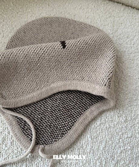 【ellymolly】Jacquard Knit Hat