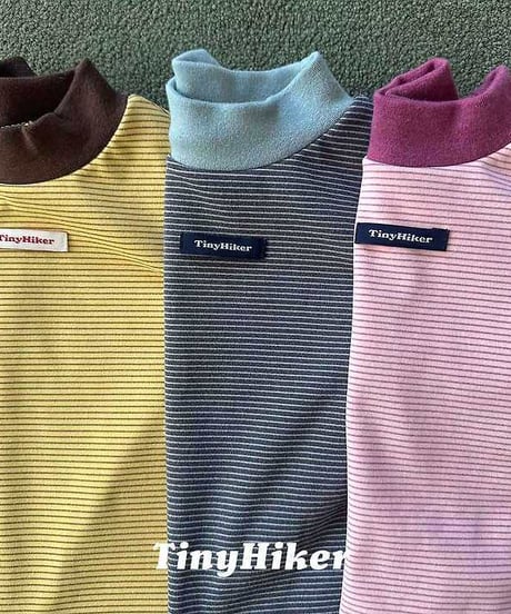 【tiny hiker】Cotton Candy Long Ribbed Cuff Tee