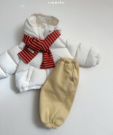 【minirobe】Barrel jogger pants