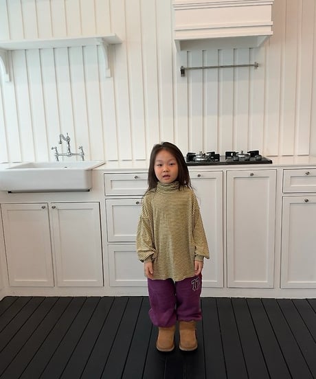【cantuccistudio】Papillon Turtleneck Tee (Boxy Fit)