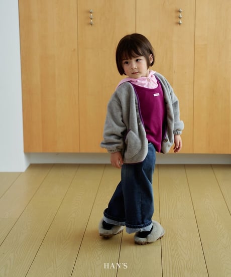 【hans】Fleece Denim Pants