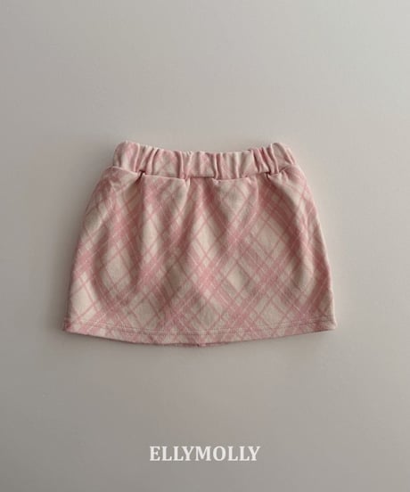 Slash Check Skirt