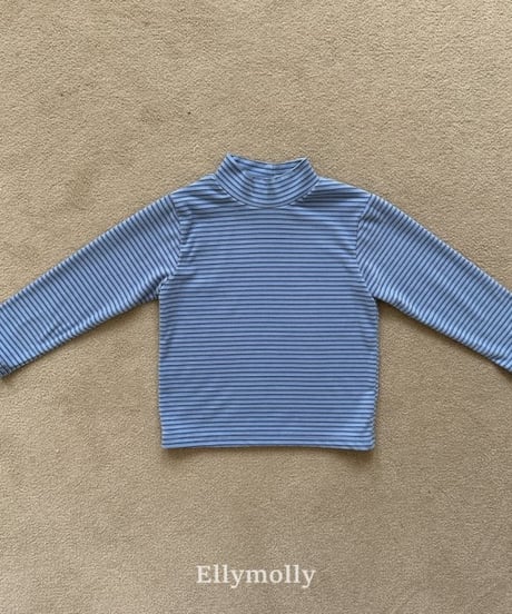 【ellymolly】Mu Stripe Turtleneck