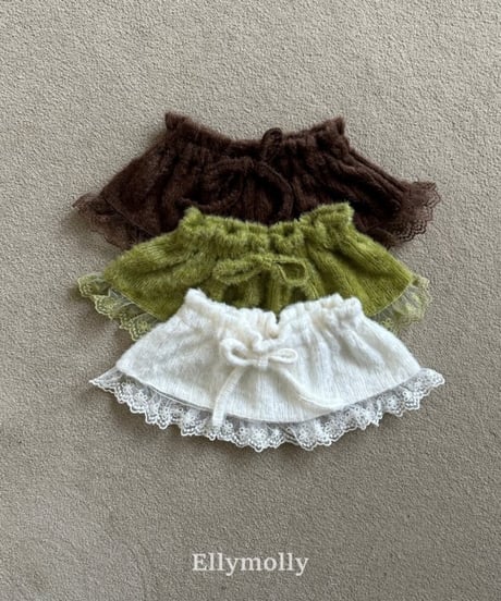 【ellymolly】Blooming Knit Skirt