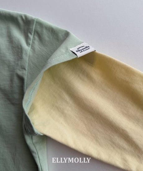 【ellymolly】Color-Blocked-T-shirt