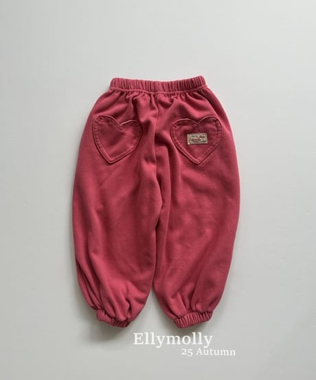 【ellymolly】Autumn Heart Jogger Pants