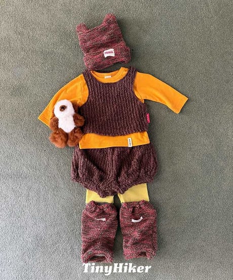 【tiny hiker】Pumpkin Sleeveless Tee