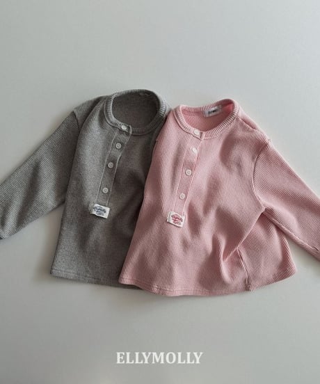 【ellymolly】Maple-Hen-Neck-T-shirt