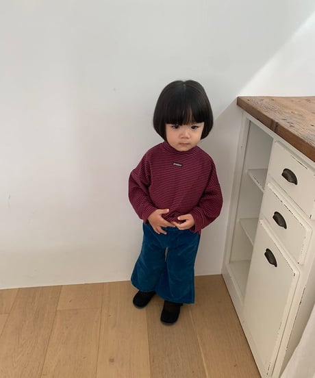 【pepper】Bee Stripe Turtleneck