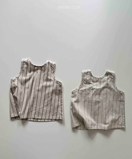 【andbutter】Natural button T