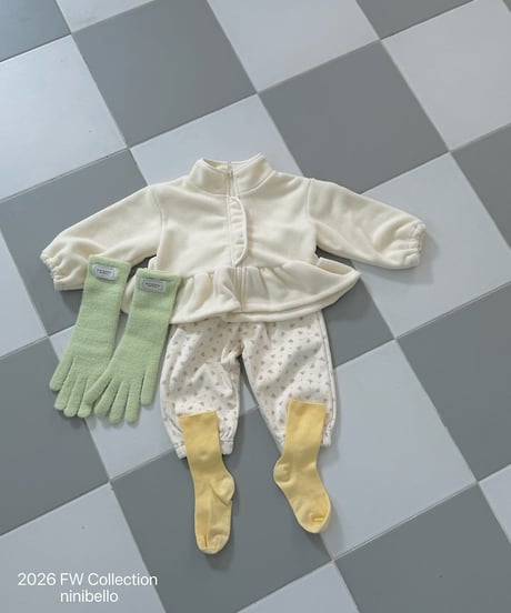 【ninibello】Marshmallow Zip-Up Bebe+ Kids