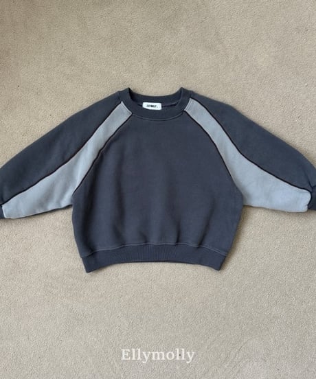 【ellymolly】Triple Line Sweatshirt