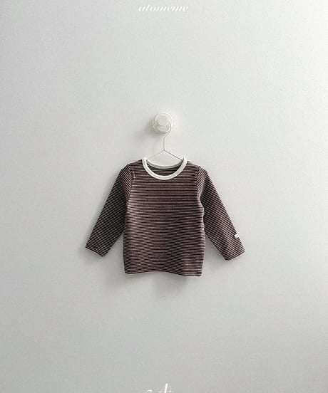 【atomeme】Arden Stripe T