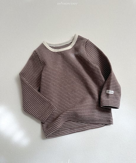 【atomeme】Arden Stripe T