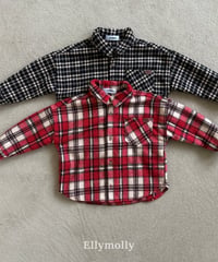 【ellymolly】Merry Check Shirt