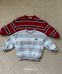 【ellymolly】Toast Line Sweatshirt