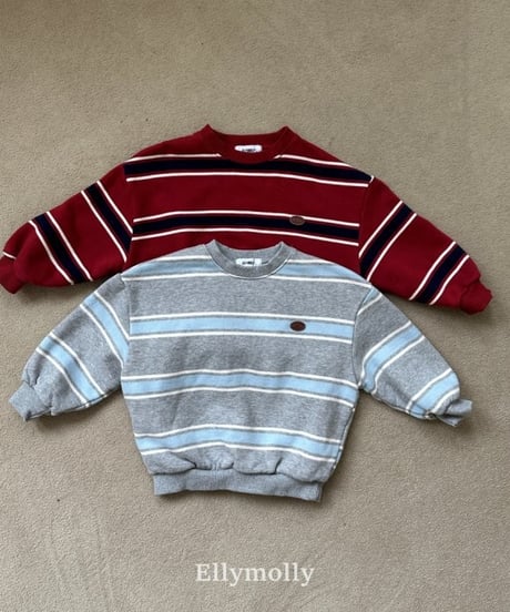 【ellymolly】Toast Line Sweatshirt