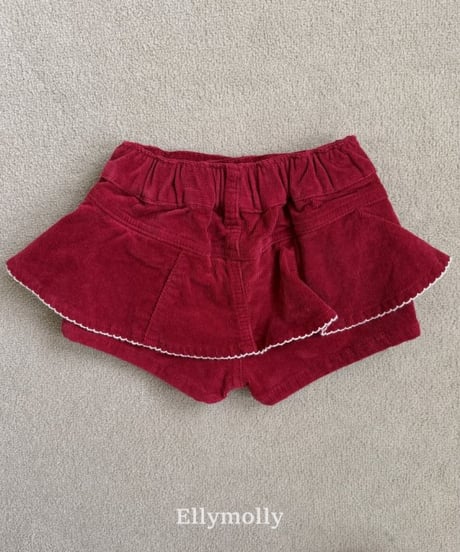【ellymolly】Rosy Frill Mini Shorts