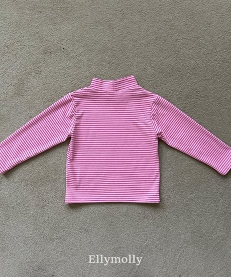 【ellymolly】Mu Stripe Turtleneck