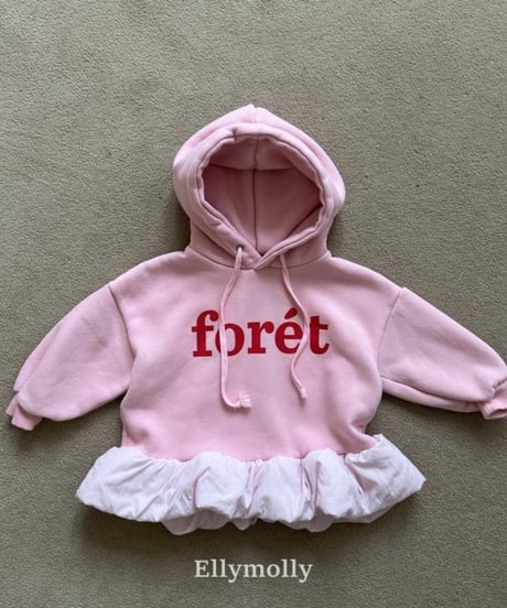 【ellymolly】Balloon Hooded Sweatshirt