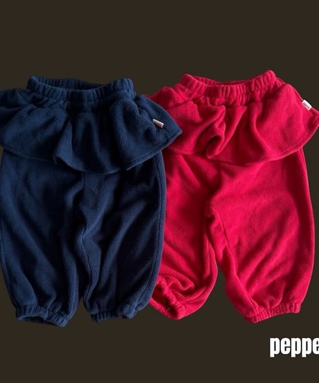 【pepper】Cherry Ruffle Joggers