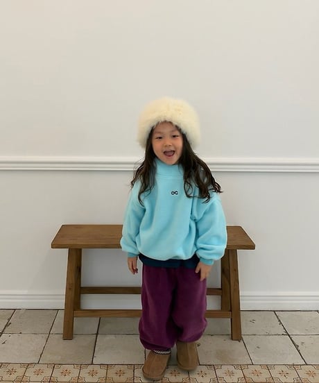 【cantuccistudio】Neck Fleece Sweatshirt